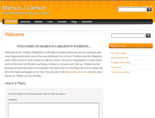 Tablet Screenshot of marcusjcarlson.com
